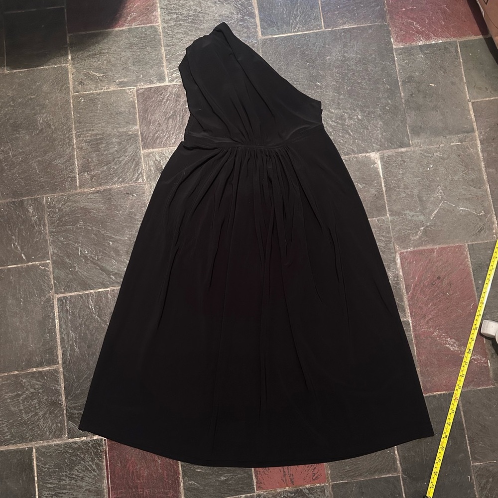 Norma Kamali One-Shoulder Black Dress
